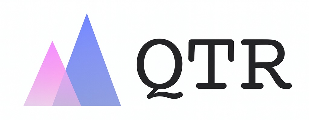 QTR.ai productivity planner dashboard showing quarterly goals, weekly sprints, and daily time-blocking — ReviewedByFred.com