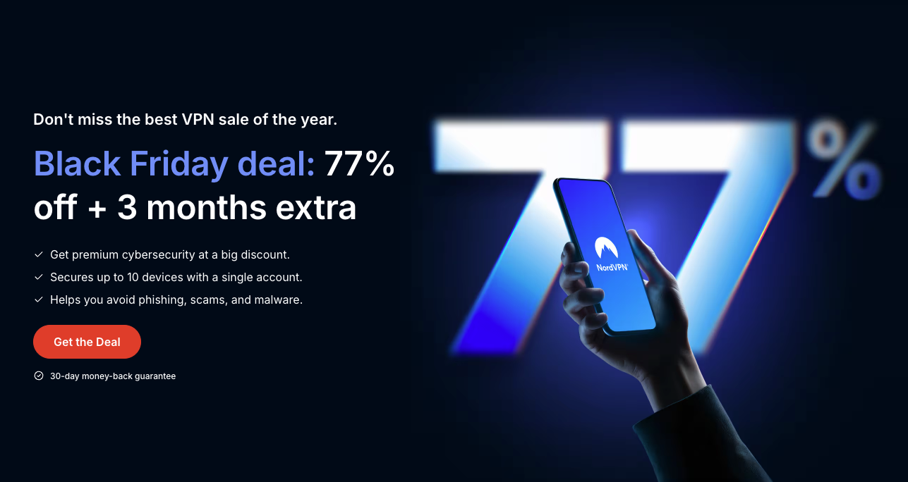 NordVPN Black Friday Deal: From $2.99/Month + 3 Extra Months